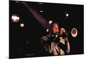 Trumpeter Wynton Marsalis Playing at the Village Vanguard Jazz Club-Ted Thai-Mounted Premium Photographic Print