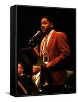 Trumpeter Wynton Marsalis-null-Framed Stretched Canvas