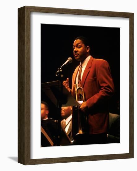 Trumpeter Wynton Marsalis-null-Framed Photographic Print