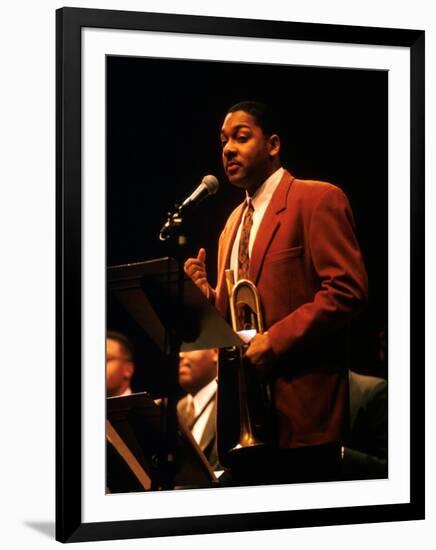 Trumpeter Wynton Marsalis-null-Framed Photographic Print