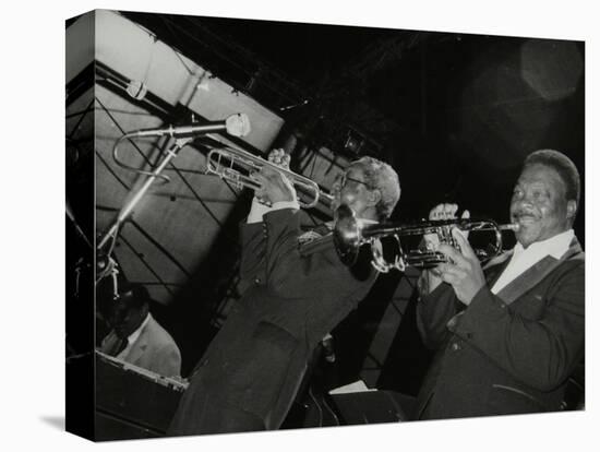 Trumpeters Joe Newman and Cat Anderson at the Newport Jazz Festival, Middlesbrough, 1978-Denis Williams-Stretched Canvas