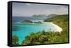 Trunk Bay at St. John Island in U. S. Virgin Islands-Macduff Everton-Framed Stretched Canvas