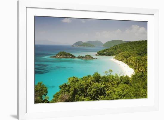 Trunk Bay at St. John Island in U. S. Virgin Islands-Macduff Everton-Framed Photographic Print