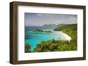 Trunk Bay at St. John Island in U. S. Virgin Islands-Macduff Everton-Framed Photographic Print