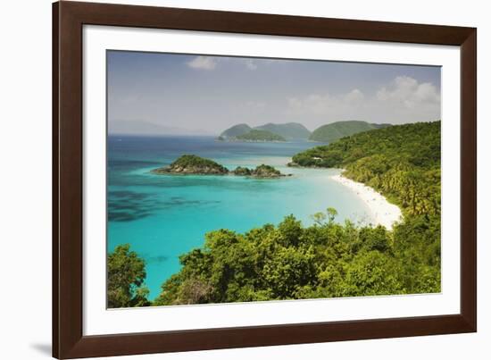 Trunk Bay at St. John Island in U. S. Virgin Islands-Macduff Everton-Framed Photographic Print