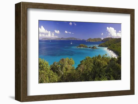 Trunk Bay, Saint John, US Virgin Islands-George Oze-Framed Photographic Print