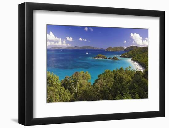 Trunk Bay, Saint John, US Virgin Islands-George Oze-Framed Photographic Print