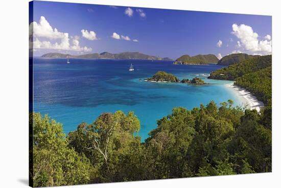 Trunk Bay, Saint John, US Virgin Islands-George Oze-Stretched Canvas