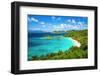 Trunk Bay, St John, United States Virgin Islands.-SeanPavonePhoto-Framed Premium Photographic Print