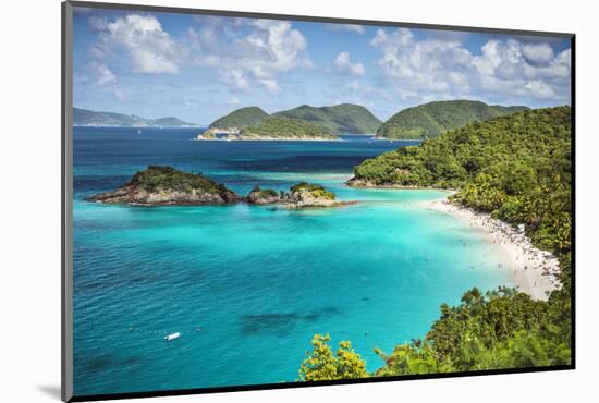 Trunk Bay, St John, United States Virgin Islands.-SeanPavonePhoto-Mounted Photographic Print