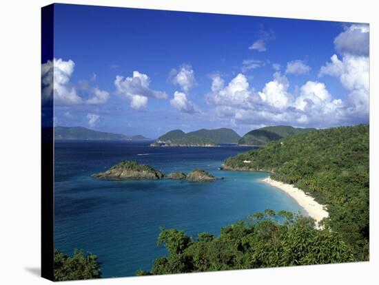 Trunk Bay, St. John, Us Virgin Islands, Caribbean-Walter Bibikow-Stretched Canvas