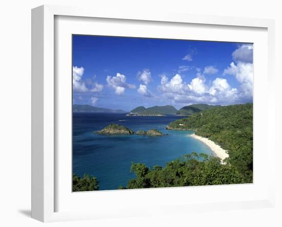 Trunk Bay, St. John, Us Virgin Islands, Caribbean-Walter Bibikow-Framed Photographic Print