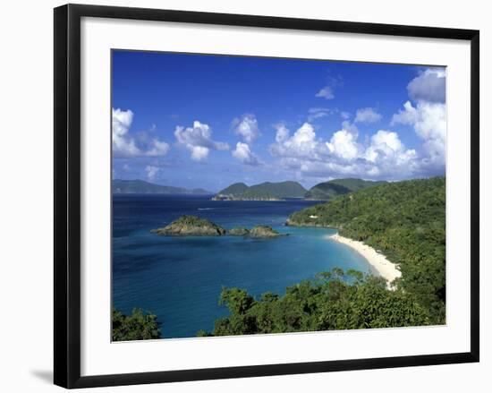 Trunk Bay, St. John, Us Virgin Islands, Caribbean-Walter Bibikow-Framed Photographic Print