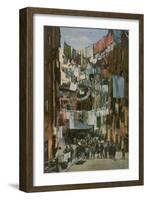 Truogoli Di Santa Brigida; Genoa. Postcard Sent in 1913-Italian Photographer-Framed Premium Giclee Print