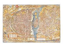 Plan of Paris from 1553-Truschet et Hoyau-Art Print