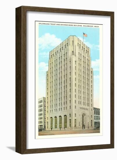 Trust and Savings Building, Kalamazoo, Michigan-null-Framed Art Print