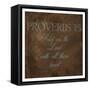 Trust In The Lord Brown-Jace Grey-Framed Stretched Canvas