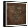 Trust In The Lord Brown-Jace Grey-Framed Stretched Canvas