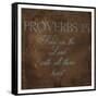 Trust In The Lord Brown-Jace Grey-Framed Stretched Canvas