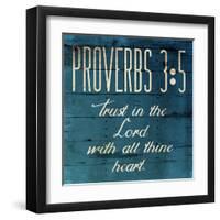 Trust In The Lord Clean-Jace Grey-Framed Art Print