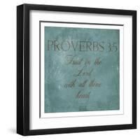 Trust In The Lord-Jace Grey-Framed Art Print