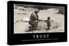 Trust: Inspirational Quote and Motivational Poster-null-Stretched Canvas