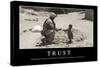 Trust: Inspirational Quote and Motivational Poster-null-Stretched Canvas