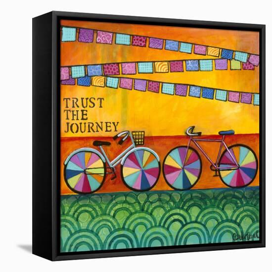 Trust the Journey-Carla Bank-Framed Stretched Canvas