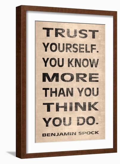 Trust Yourself-N. Harbick-Framed Art Print