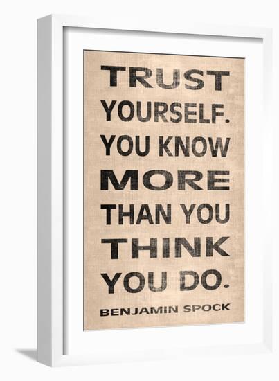 Trust Yourself-N. Harbick-Framed Art Print