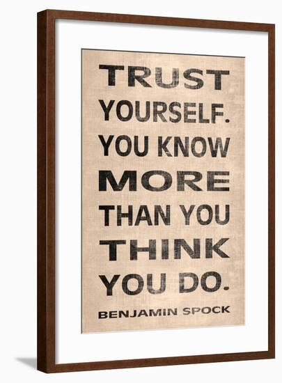 Trust Yourself-N. Harbick-Framed Premium Giclee Print