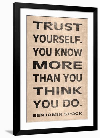 Trust Yourself-N. Harbick-Framed Art Print