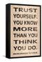 Trust Yourself-N. Harbick-Framed Stretched Canvas