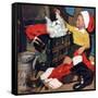 "Truth About Santa", December 15, 1951-Richard Sargent-Framed Stretched Canvas