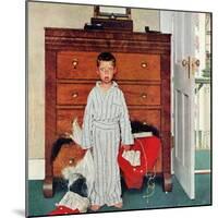 "Truth about Santa" or "Discovery", December 29,1956-Norman Rockwell-Mounted Giclee Print