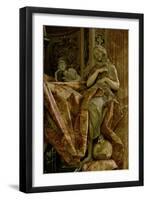 Truth from the Monument to Alexander VII in the North Transept, 1672-78 (Marble and Gilded Bronze)-Giovanni Lorenzo Bernini-Framed Giclee Print