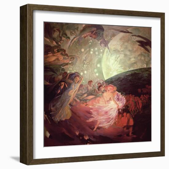 Truth, Leading the Sciences, Giving Light to Man, 1891-Albert Besnard-Framed Giclee Print