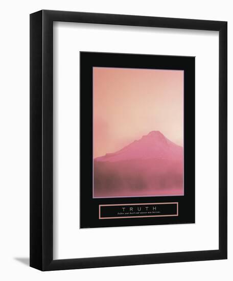 Truth - Misty Mountain-Unknown Unknown-Framed Photo