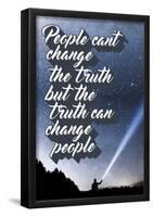 Truth People And Change-null-Framed Poster