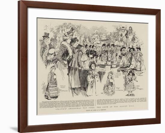 Truth's Christmas Toy Fund, the Show at the Albert Hall-null-Framed Giclee Print