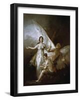 Truth, Time and History, 1797-1800-Francisco de Goya-Framed Giclee Print