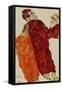 Truth Unveiled, 1913-Egon Schiele-Framed Stretched Canvas