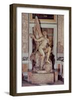 Truth Unveiled by Time, circa 1645-52-Giovanni Lorenzo Bernini-Framed Giclee Print