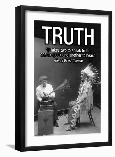 Truth-Wilbur Pierce-Framed Art Print