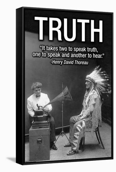 Truth-Wilbur Pierce-Framed Stretched Canvas