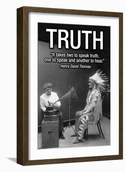 Truth-Wilbur Pierce-Framed Art Print