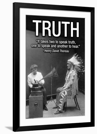 Truth-Wilbur Pierce-Framed Art Print