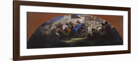 Try of Christ into Jerusalem, 1876-Henryk Siemiradzki-Framed Giclee Print