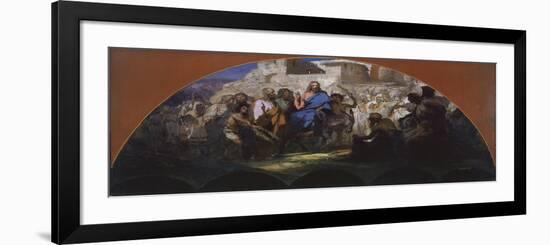 Try of Christ into Jerusalem, 1876-Henryk Siemiradzki-Framed Giclee Print