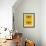 Try Try Try Yellow-NaxArt-Framed Art Print displayed on a wall